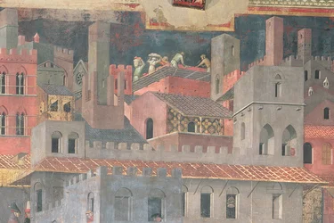 Gute Regierung in der Stadt, 1338-40 (Detail)